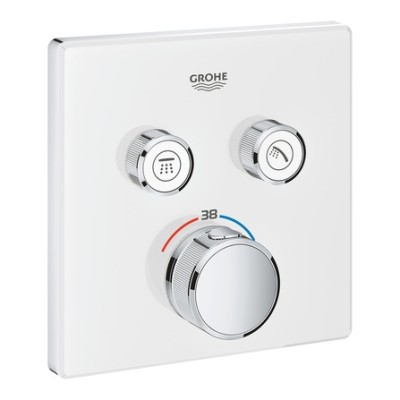 GROHE  SMARTCONTROL INBOUW MET 2 UITGANGEN MOON WHITE 