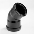 COUDE ZWART PPC 125MM 45° FF