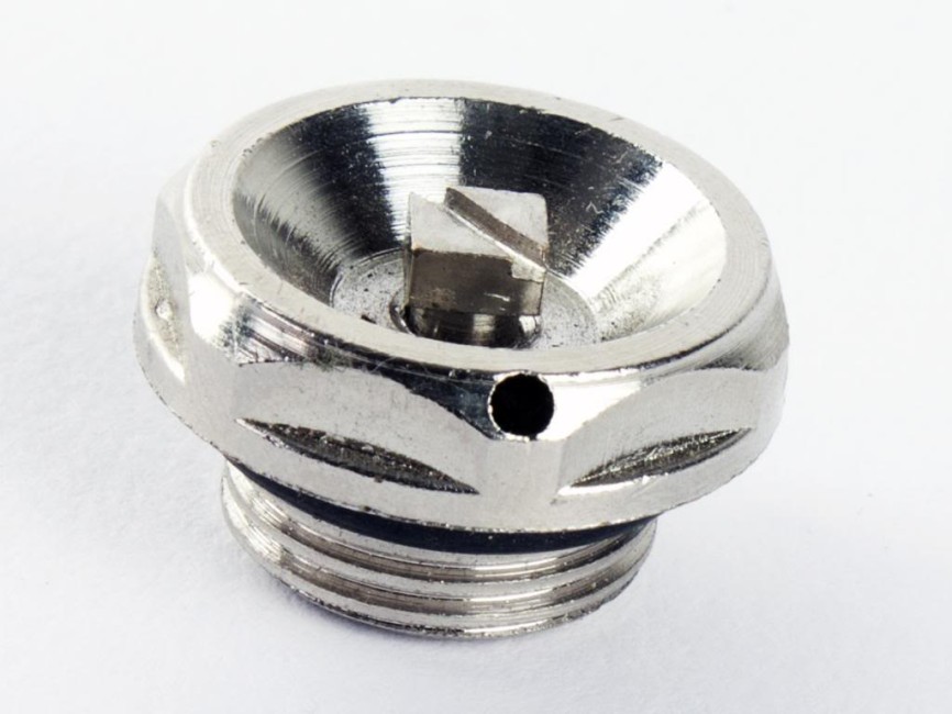 PURJEUR / ONTLUCHTER 1/2 CHROME RADIATOR VAST