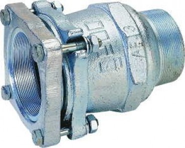 RAC FONTE RECHTE KOPPELING 3"M X 3