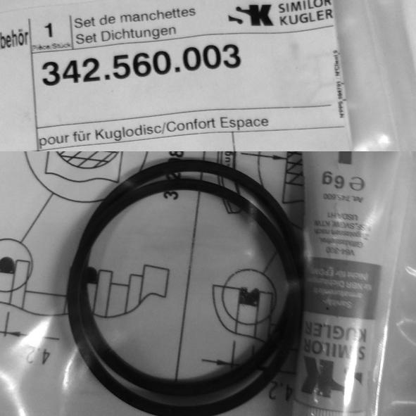 KVR O DICHTINGSSET VOOR KUGLER KEUKENKRAAN