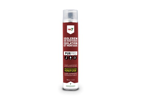TEC 7 PUR PRO PU SCHUIM BRANDVERTRAGEND 750ML (b1)