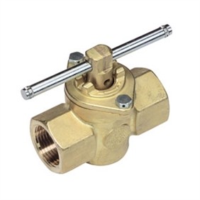 GAS KRAAN 4/4 BOL MESSING ZONDER RACC Vlinder