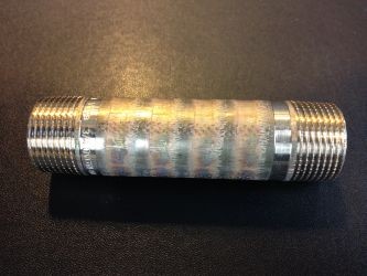 BUISNIPPEL BRONS 6/4 20CM