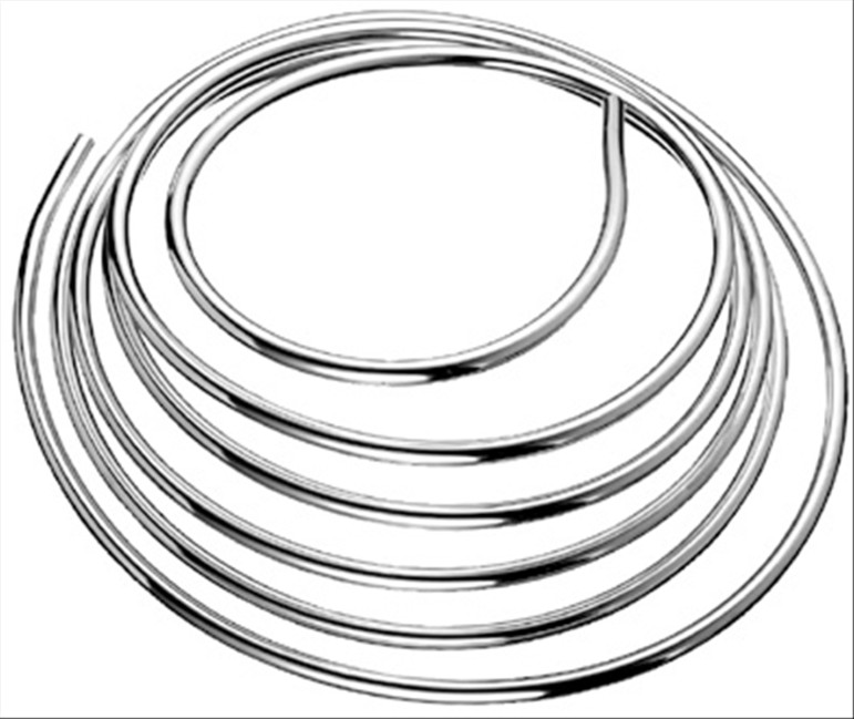 SCHELL BUIS CHROME OP ROL 8 MM - 5 M