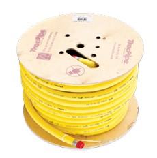 PLT FLEXIBEL GAS 32MM  (5/4) GEEL ROL 45M ppm