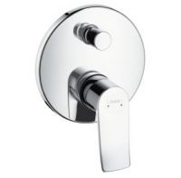 HANS GROHE METRIS AFWERKSET VOOR BAD MENGKRAAN WANDINBOUW - ROND CHR.