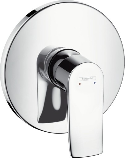HANS GROHE METRIS AFWERKSET BAD MENGKRAAN INBOUW  ROND (VOOR 1 ENKEL SYSTEEM) CHR.