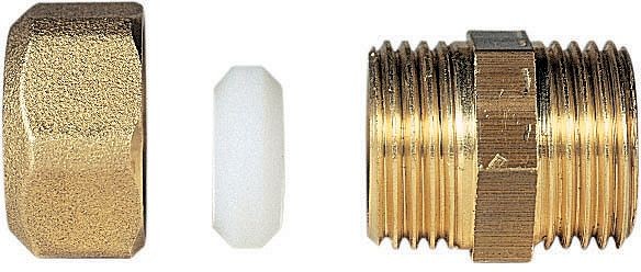 WATTS KNELKOPPELING 1/4M   6  KUNSTOF