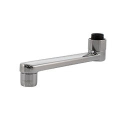 ORAS BEWEEGBARE UITLOOP 150MM CHR.