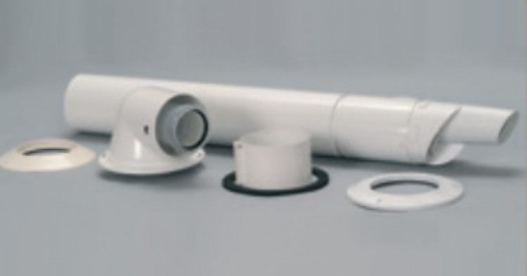 BULEX KIT MUURDOORVOER+COUDE 60/100 PP/ALU*THERMOMASTER/T/CONDENS/ISOTWINaster/T/condens/ISOTWIN