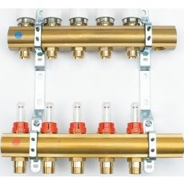 BEG GEMONTEERDE KOL GROEP 5/4 9KR + DEBIETMETERS+OPHANGBEUGELS+AFTAPKRANEN
