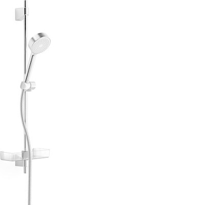 HANSA BASICJET DOUCHEBAAR 72CM + HANDOUCHE 1JET CHR. FLEX 1.75M + ZEEPHOUDER