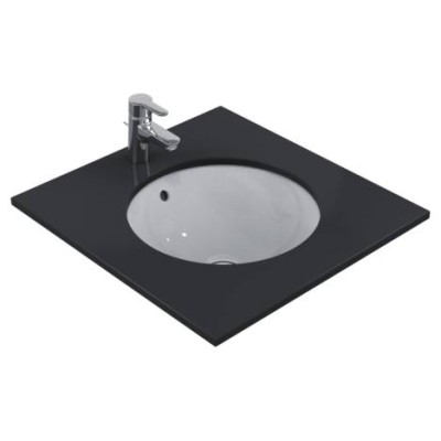 IDEAL STANDARD CONNECT  ONDERBOUWWASTAFEL ROND 48 CM ZONDER KR.GAT 