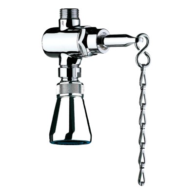 DELABIE TEMPOSTOP ZELFSLUITENDE DOUCHESET PLAFONDMODE MET DRAAIBARE DOUCHEKOP1/2"