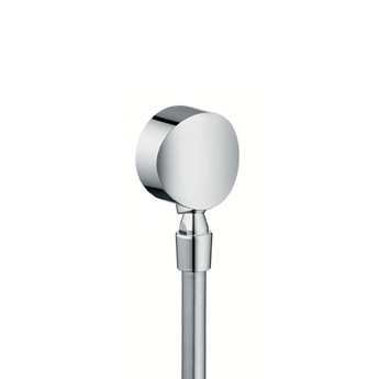 HANS GROHE FIXFIT S AANSLUITBOCHT MET KOGELGEWRICHT & TERUGSLAGKLEP 1/2" CHR.