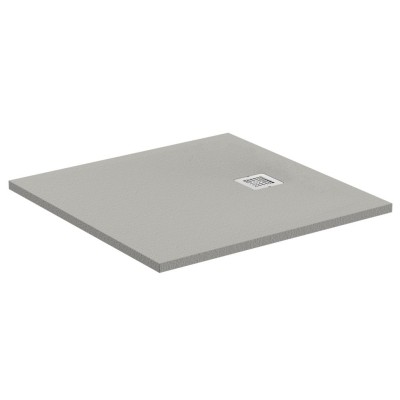 IDEAL STANDARD DOUCHETUB ULTRA FLAT S 90 X 90 CONCRETE GREY