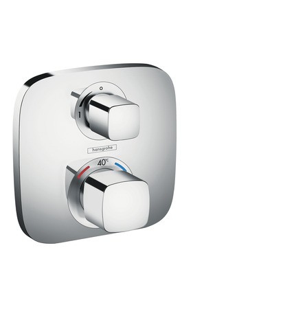 HANS GROHE ECOSTAT E AFWERKSET VOOR INBOUWTHERMOSTAAT MET STOPKRAAN EN OMSTELLER VOOR 1 SYSTEEM CHR.