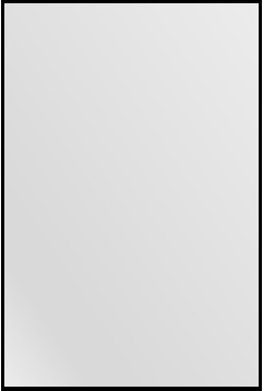 SPIEGEL RECHTHOEKIG 60 X 40 STANDAARD