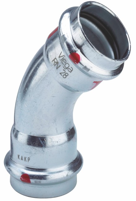 VIEGA PRESTABO COUDE 45° FF 54MM