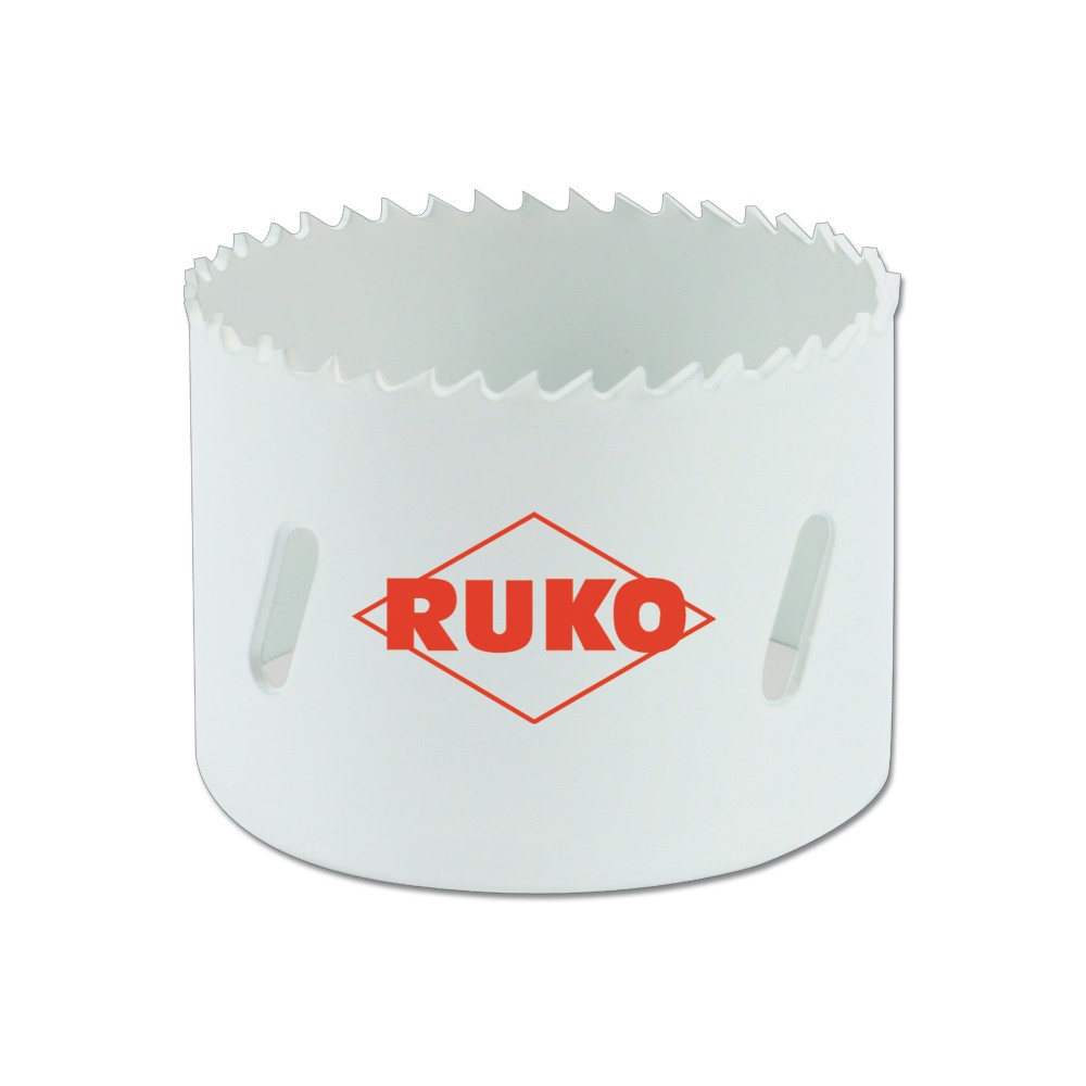 RUKO GATZAAG / KLOKBOOR BIMETAAL 76MM WIT