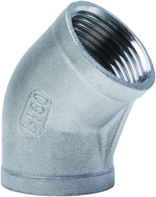 COUDE INOX 45° FF 1/8
