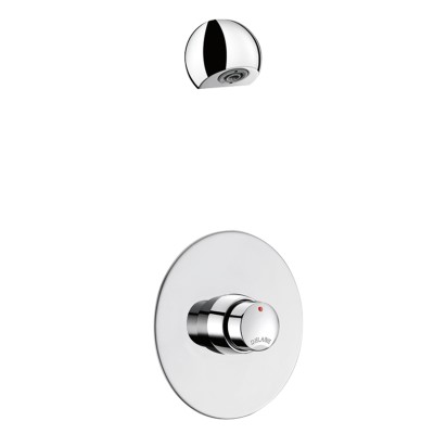 DELABIE TEMPOSOFT 2 ZELFSLUITENDE DOUCHESET VOOR INBOUW