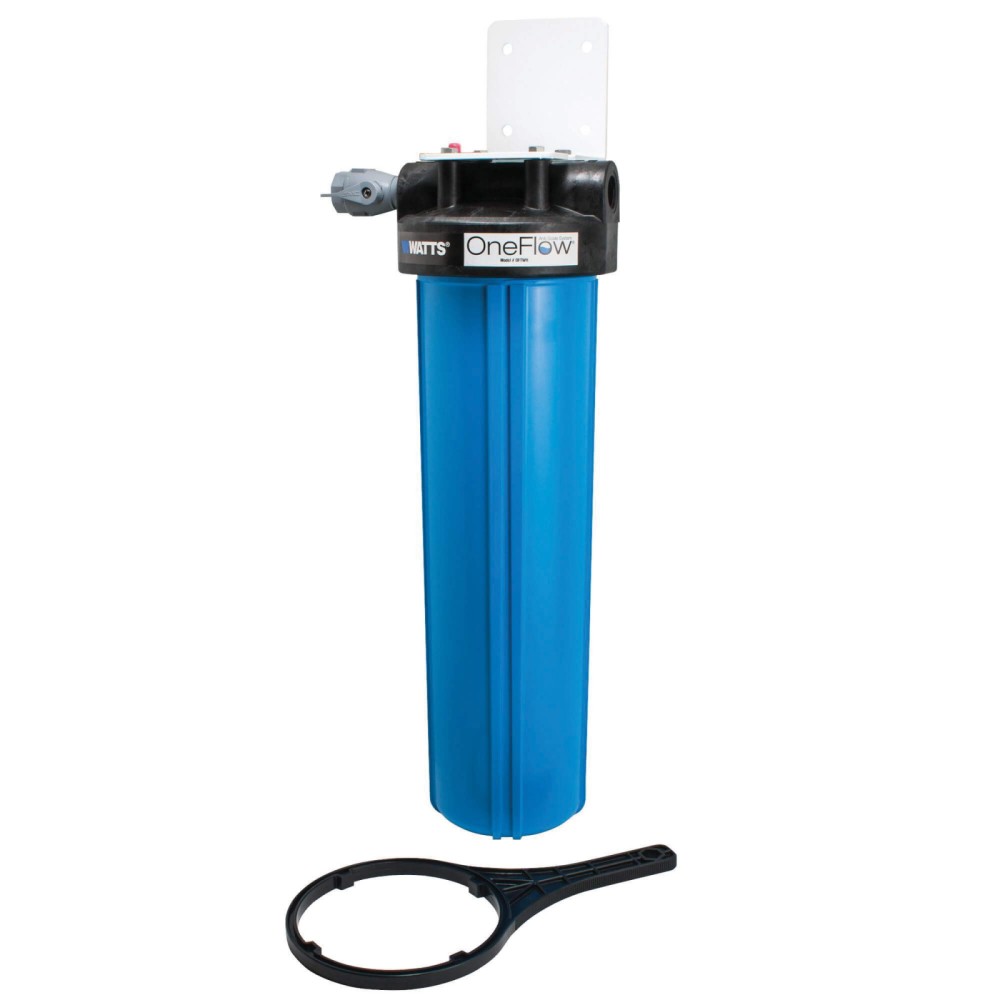WATTS ONE FLOW FILTER 22l/min 3/4 BLAUW
