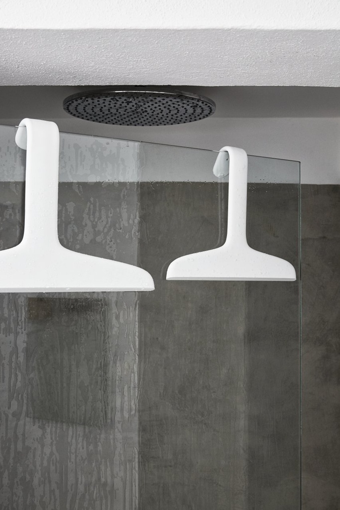 AQUA SENTO GEELLI  KAPSTOK/ DOUCHEWISSER 34.5 X 22  BIANCO