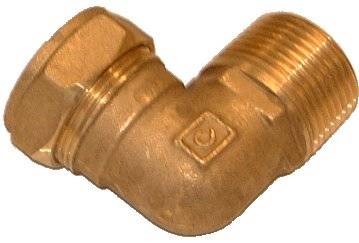 CONEX COUDE 3/4 M X 22 MM