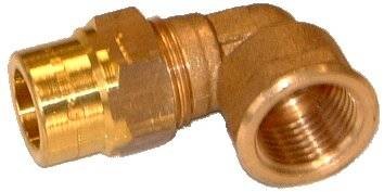 CONEX COUDE GAS 1/2F X 15 MM