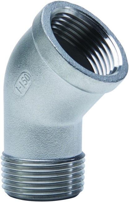 COUDE INOX 45° MF 1/4