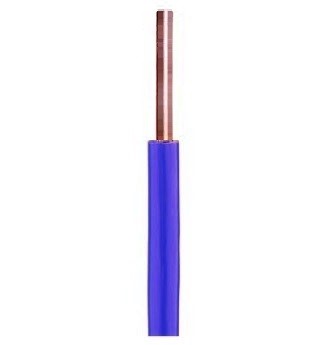 KABEL VOB (H07V-U) 1,5 MM² 450/750 V Eca BLAUW