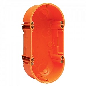 INBOUWDOOS DUBBEL PVC 45x2x60mm