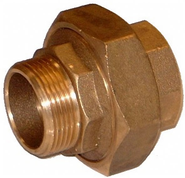 RACCORD 4/4 MF BRONS CONISCH