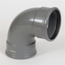 COUDE GRIJS RIOOL 200MM 90° FF
