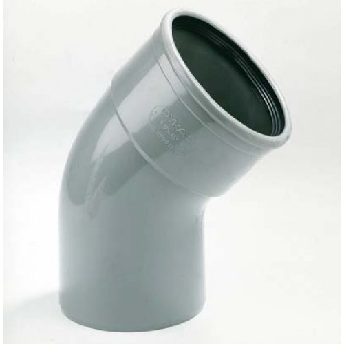 COUDE GRIJS RIOOL 110MM 45° MF (24)