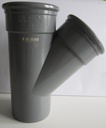 T-STUK GRIJS RIOOL 200MM 45° MFF *