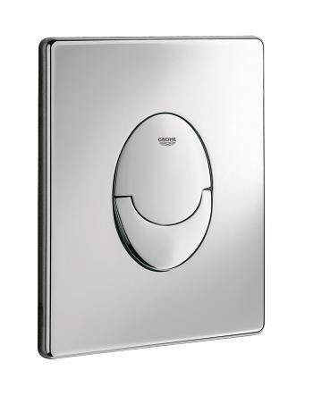 GROHE dal DUWPLAAT CHROOM 2 TOETSEN 