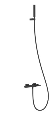 TRES SLIM EXCLUSIVE BADKRAAN  COMPL. MAT ZWART