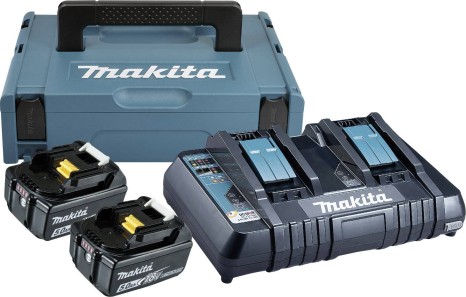 MAKITA A OPLADER POWERPACK DUBBEL 18V