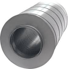 VASCO VENTILATIE GELUIDDEMPER D180 L=0,600M