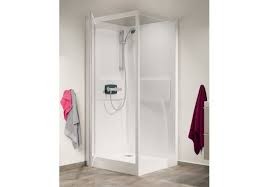 KINEDO KINEPRIME C HOEK 90 X 90 X H 18CM DRAAIDEUR IN HELDER GLAS