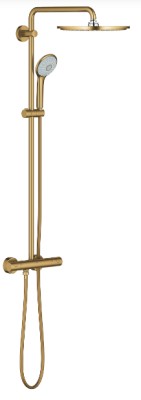 GROHE EUPHORIA  DOUCHESYSTEEM SYSTEM 310 COMPL. BRUSHED COOL SUNRISE