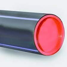 HDPE DRUKBUIS 40MM MET BLAUWE LIJN  6M  PN12.5
