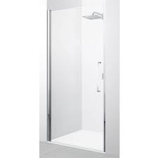 NOVELLINI YOUNG DRAAIDEUR 78-82 H 200CM/ UITV.  TRANSP. GLAS + CHR. 