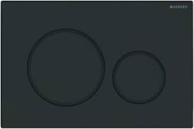 GEBERIT DUWPLAAT MAT ZWART EASY TOCLEAN DESIGNRINGEN 