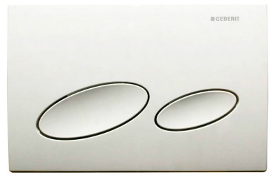 GEBERIT DUWPLAAT KAPPA20 2 TOETSEN ALIPNE WIT