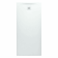 LAUFEN DOUCHETUB PRO 160 X 75 X 4 WIT COMPOSIET AFVOER KORTE KANT