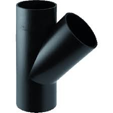 GEBERIT PE HD T-STUK 45° 50 MM